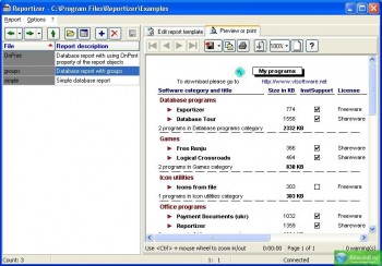 скриншот Reportizer