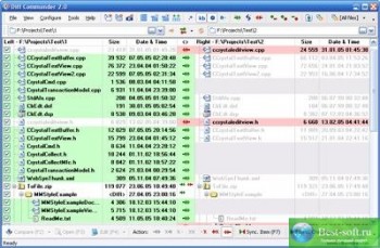 скриншот Diff Commander