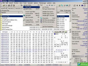 скриншот WinHex