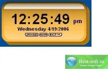 скриншот Desktop Clock