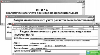 скриншот ИМПУЛЬС:Денежное довольствие