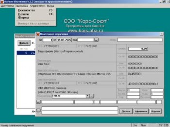 скриншот Лайтик Платежки - Формирования платежных поручений