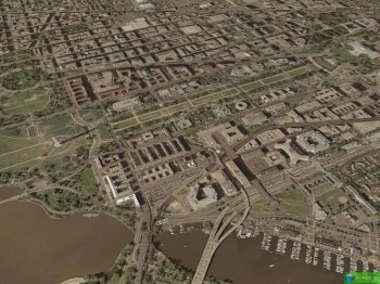 скриншот NASA World Wind