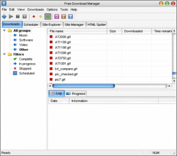 скриншот Free Download Manager