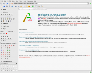 скриншот Amaya