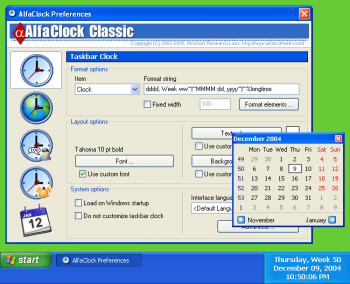 скриншот AlfaClock