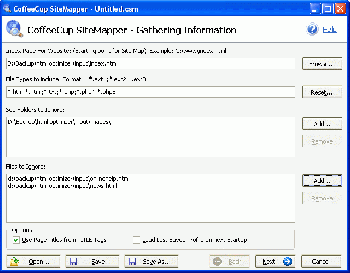 скриншот CoffeeCup SiteMapper
