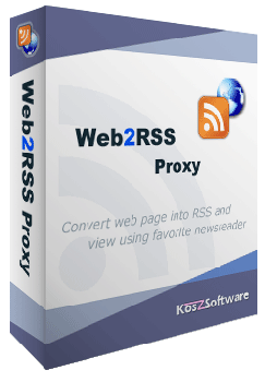 скриншот Web2RSS Proxy