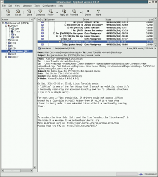 скриншот Sylpheed