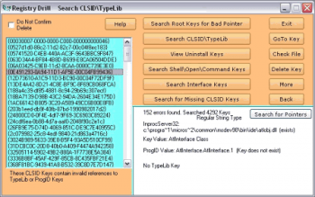 скриншот Registry Drill