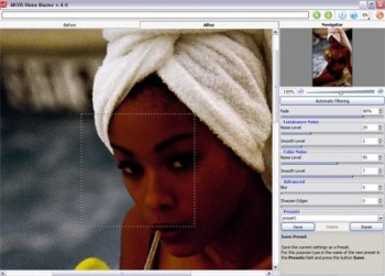 скриншот AKVIS Noise Buster
