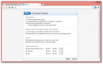 скриншот Diigo Web Collector