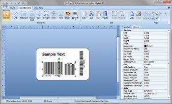 скриншот Aulux Barcode Label Maker Professional