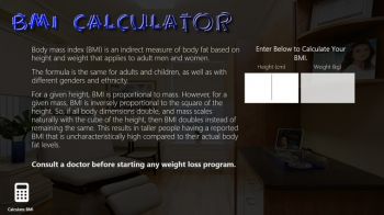 скриншот BMI Calculator RT
