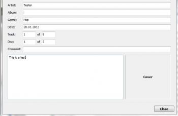 скриншот MP4 Tag Library