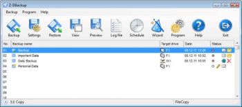 скриншот Z-DBackup