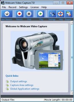 скриншот Webcam Video Capture