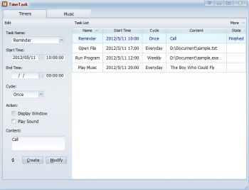 скриншот TimeTask