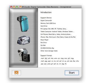 скриншот BYclouder Digital Camcorder Data Recovery