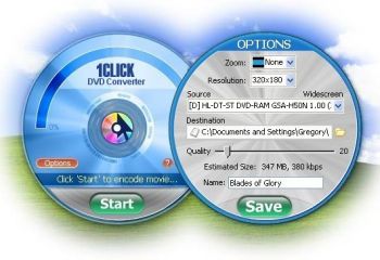 скриншот 1CLICK DVD Converter