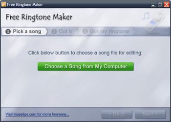 скриншот Free Ringtone Maker Portable 
