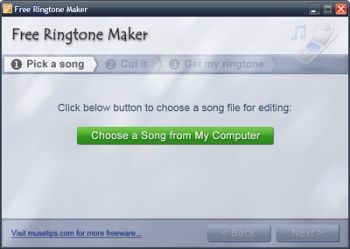 скриншот Free Ringtone Maker Portable