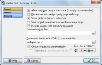 скриншот Doc To HTML Converter