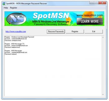 скриншот SpotIM Password Recover