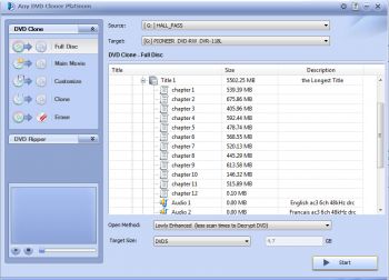 скриншот Any DVD Cloner Platinum