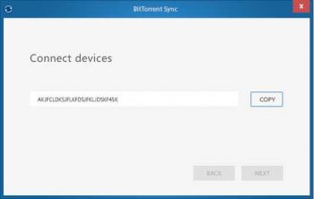 скриншот BitTorrent Sync