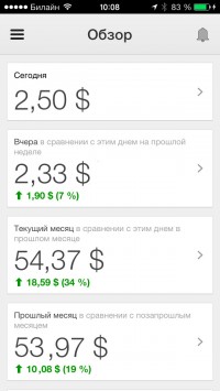 скриншот Google AdSense