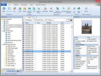 скриншот WinCatalog 2014