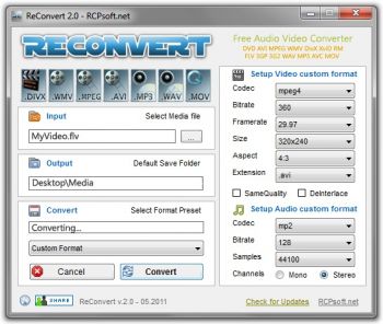 скриншот ReConvert