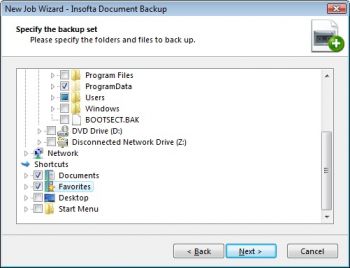 скриншот Insofta Document Backup