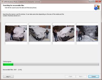 скриншот SoftAmbulance Photo Undelete