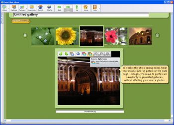 скриншот Photo! Web Album