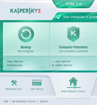 скриншот Kaspersky PURE