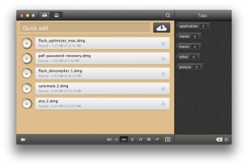 скриншот Folx - менеджер загрузок для Mac