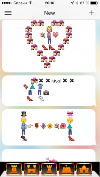 скриншот Emoji for iOS 7 - Free Emojis Keyboard, Stickers, and Emoticon Pics for Texts