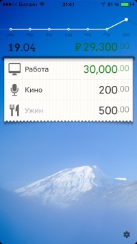 скриншот DailyCost