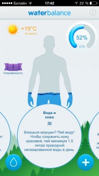 скриншот Waterbalance