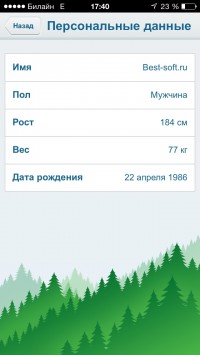 скриншот Waterbalance