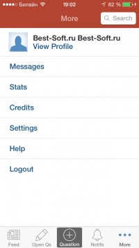 скриншот Quora