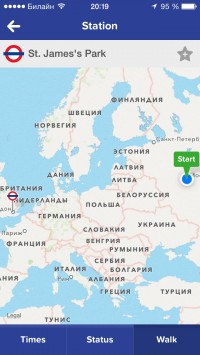 скриншот Citymapper