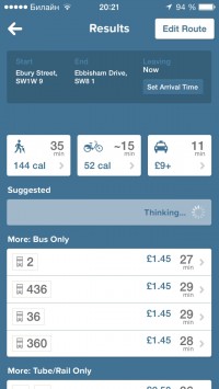 скриншот Citymapper