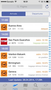 скриншот Frankfurt Airport (FRA Airport)