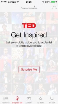 скриншот TED