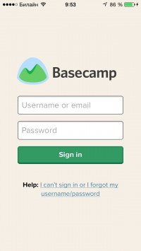 скриншот Basecamp