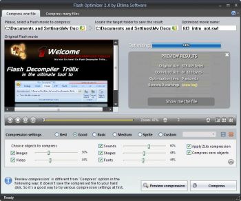 скриншот Eltima Flash Optimizer