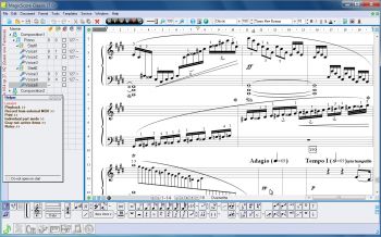 скриншот Нотный редактор